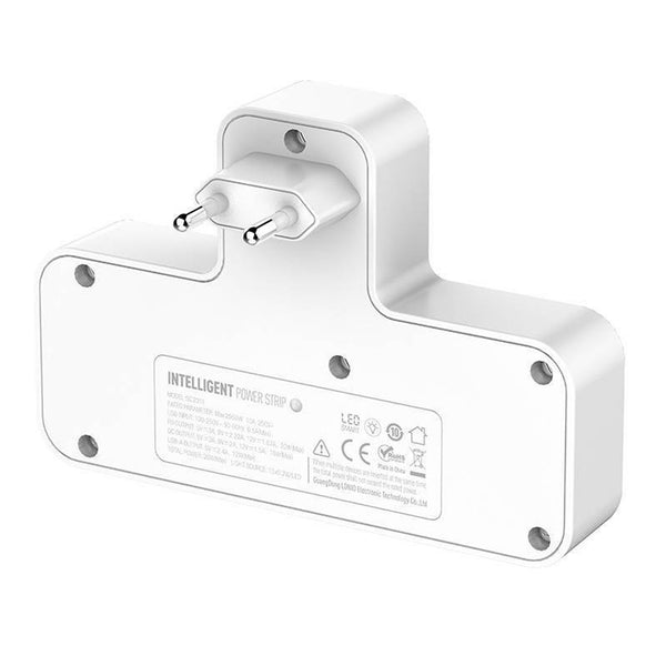 LDNIO 2 AC Outlets Portable Extension Power Socket SC2311