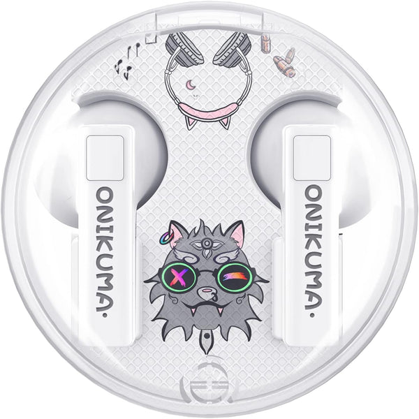 Onikuma TWS T301 Bluetooth Earbuds- White