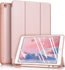 Smart Flip Protective Cover With Pencil Holder for Apple iPad 10.2 inch Case - Rose Gold