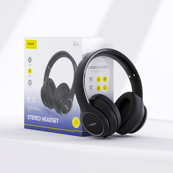 Wireless Headset BL50 Bluetooth 5.0 Noise Canceling HiFi Sound Headphone