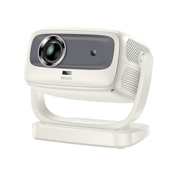 Yesido TV13 1280x720P 190ANSI Android 9.0 Series Smart Projector, 2 Pin EU Plug (Beige)
