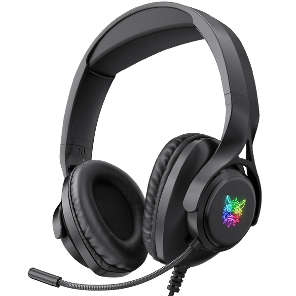 ONIKUMA X16 Wired RGB Over-ear Gaming Headset with Noise Cancelling Mic - Black