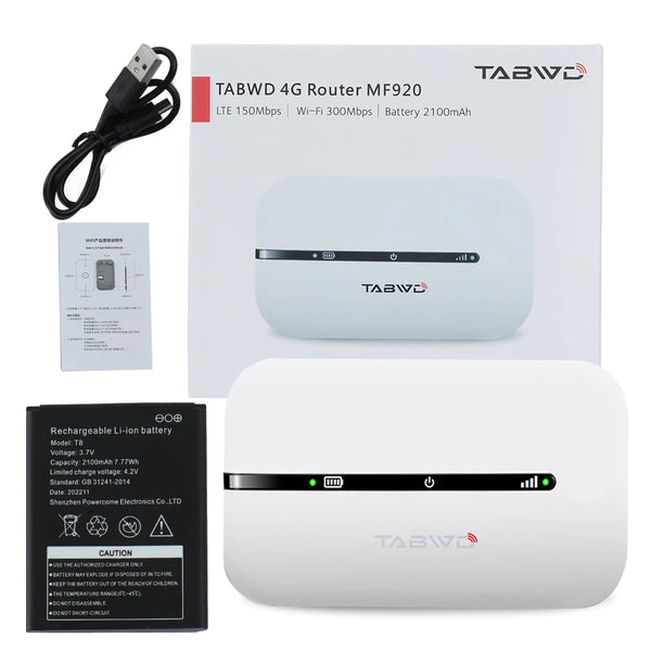 Tabwd MF920 Pocket 4G LTE router Wireless lte wifi modem Sim Card Router MIFI pocket hotspot