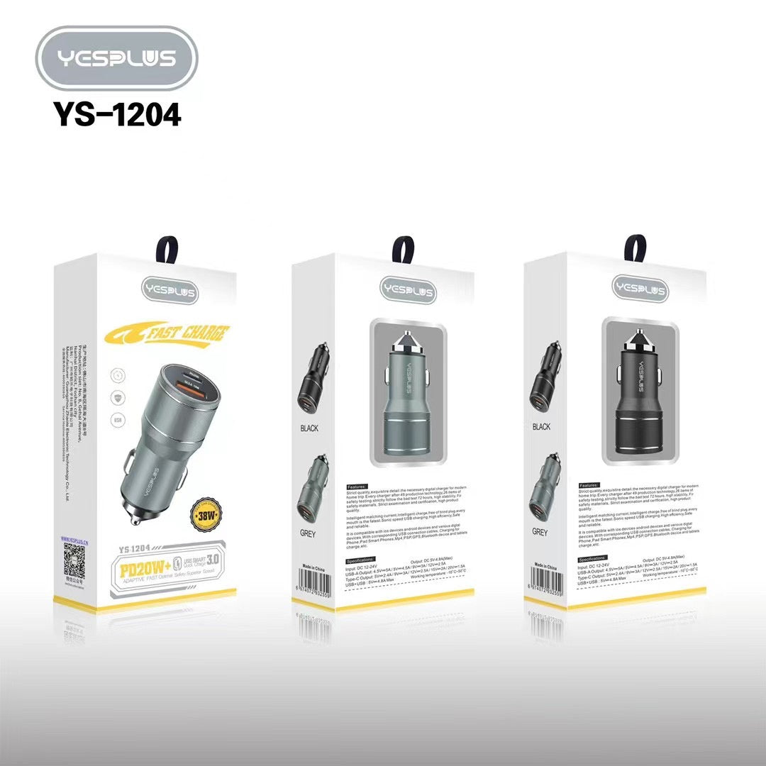Driver Yesplus YesPlus PD20W Dual Port Car Charger | Cell Fixer®