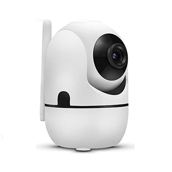 Smart WiFi Camera Indoor Auto Track IP Camera Baby Monitor Nanny Camera - White
